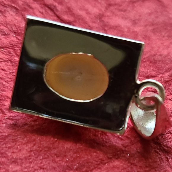 Pearl Pendant Necklace Sterling silver-Pearl Pendant -Sterling Silver Chain - Picture 4 of 4